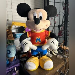 Disney Mickey Mouse Plush - Black, Yellow, Blue